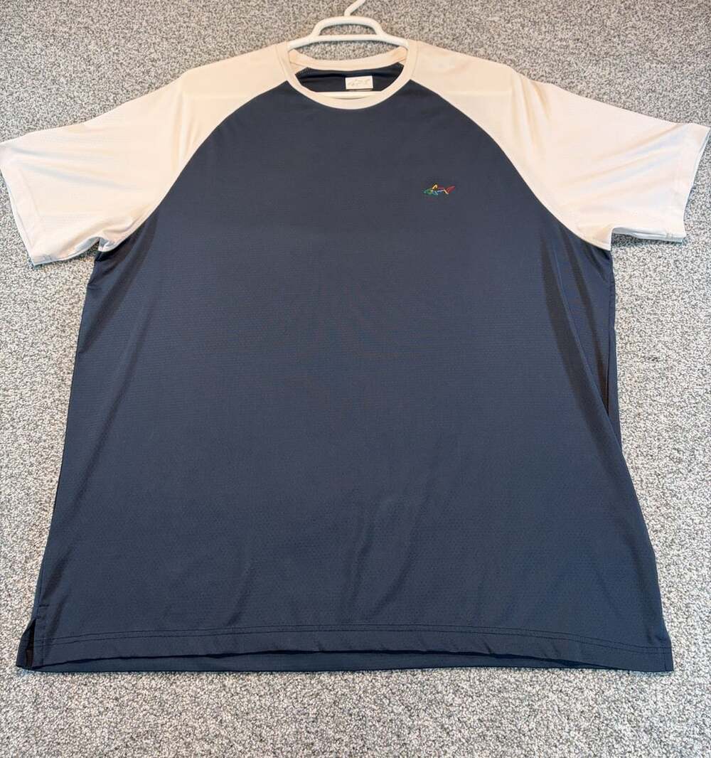 Greg Norman Men’s XXL Short Sleeve Navy Blue T-Shirt